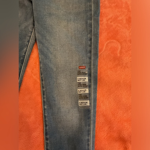NWT 720 HIGH RISE SUPER SKINNY
WOMEN'S JEANS W27 L30 (size 4) - Picture 6 of 9